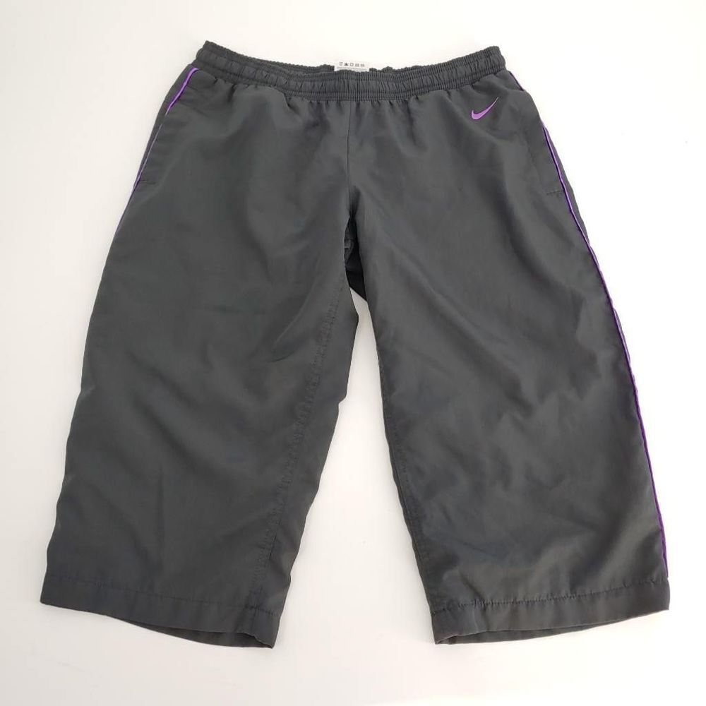 Nike The Athletic Dept. Women's Small Wind Track Shorts Charcoal Athletic Gym